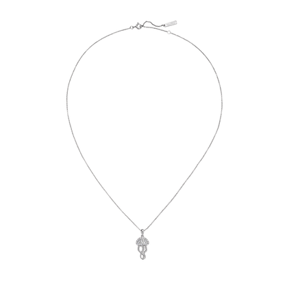 Jellyfish Halskette pure silver