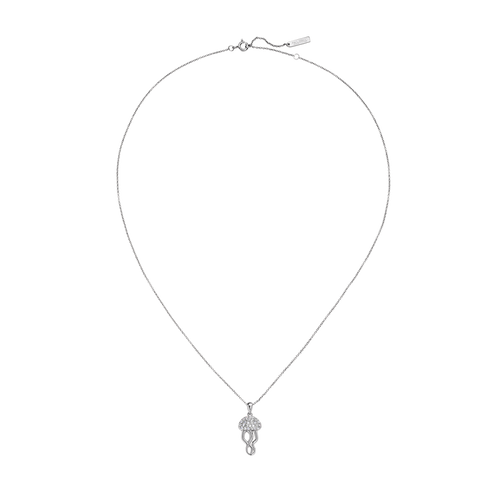 Jellyfish Halskette pure silver
