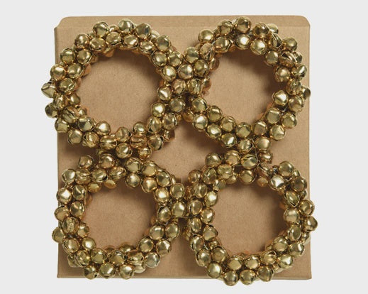 Jingle Bells Napkin Rings Set