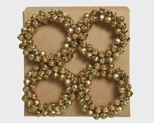 Jingle Bells Napkin Rings Set