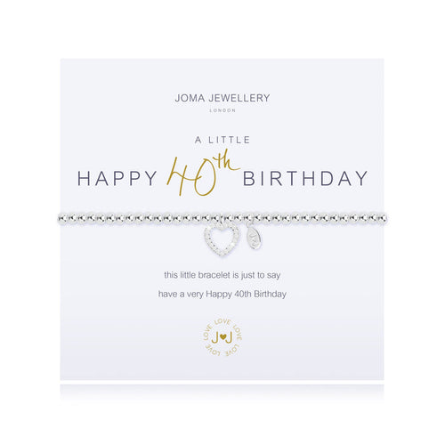 Joma A Little - Happy 40th Birthday Bracelet