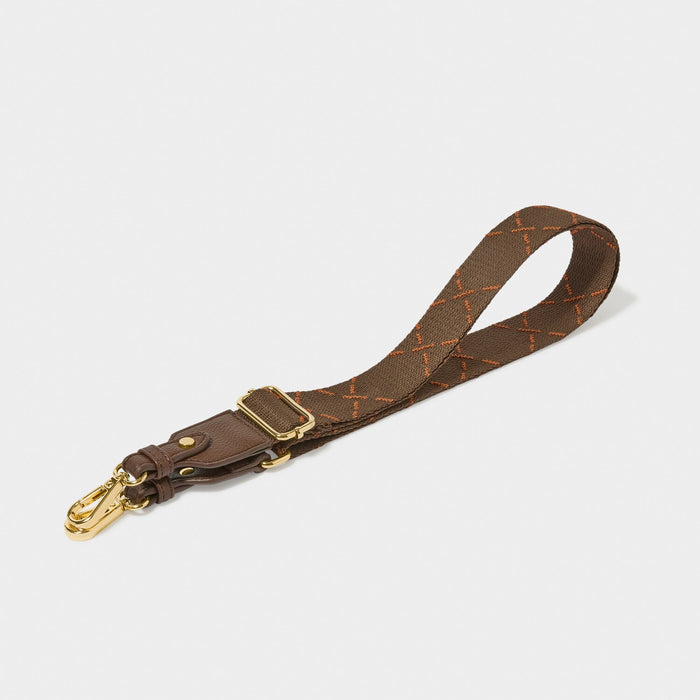 Katie Loxton Canvas Strap - Brown & Orange