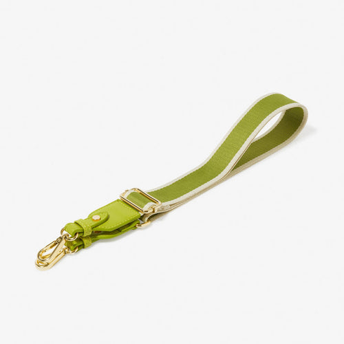Katie Loxton Canvas Strap - Lime Stripe