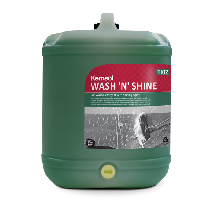 Kemsol Wash N Shine 20L Biodegrable Vehicle Wash