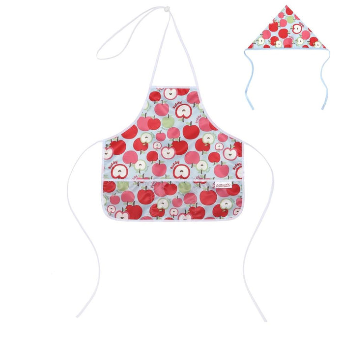 Kids Apple Apron & Hat Set
