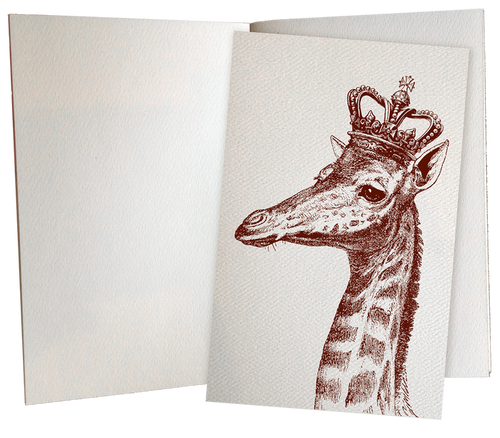 Royal Giraffe Pocket Journal