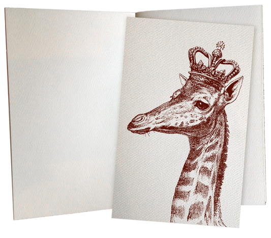 Royal Giraffe Pocket Journal
