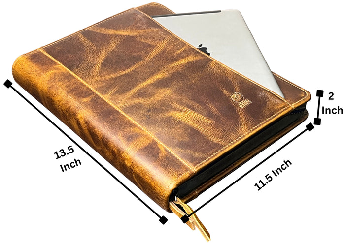 leather folder