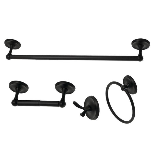 Kingston Brass Victorian 4-Piece Bathroom Accessory Set (BAK312478) main image.
