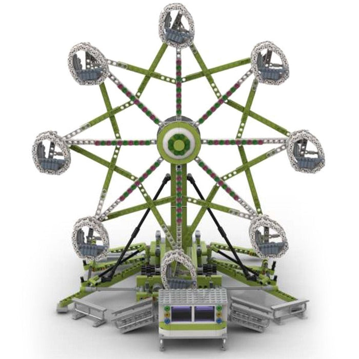 Kirmes - Fahrt mit Rock - O - Plane Klemmbausteine - LesDiy - Klemmbausteine