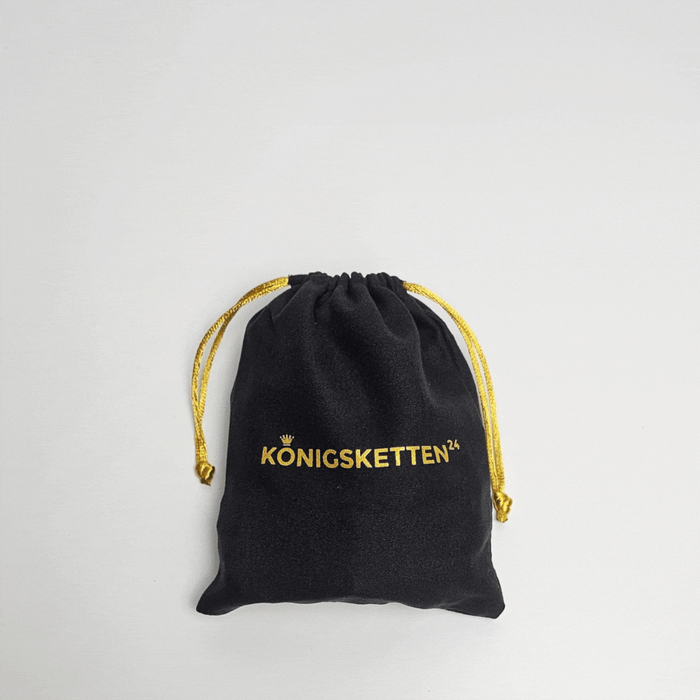 Königsarmband 3,2mm breit - 925er Silber - rhodiniert