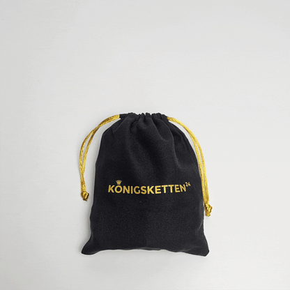 Königsarmband 4mm breit - 925er Silber - rhodiniert
