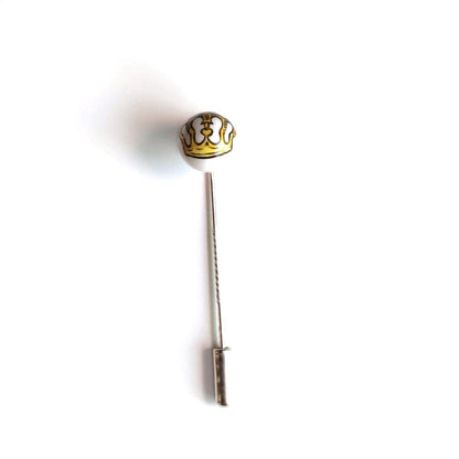 Krone-Anstecknadel | Silber