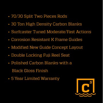 Lamiglas - Carbon Series Surf Rods