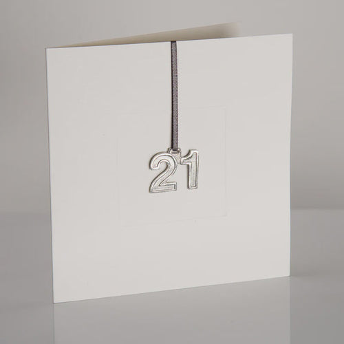 Lancaster & Gibbings 21 Greetings Card
