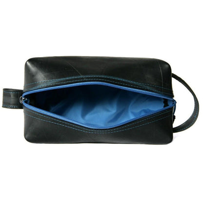 Large upcycled Tire Dopp Travel Kit - Made in the USA - Saves Landfill Space!