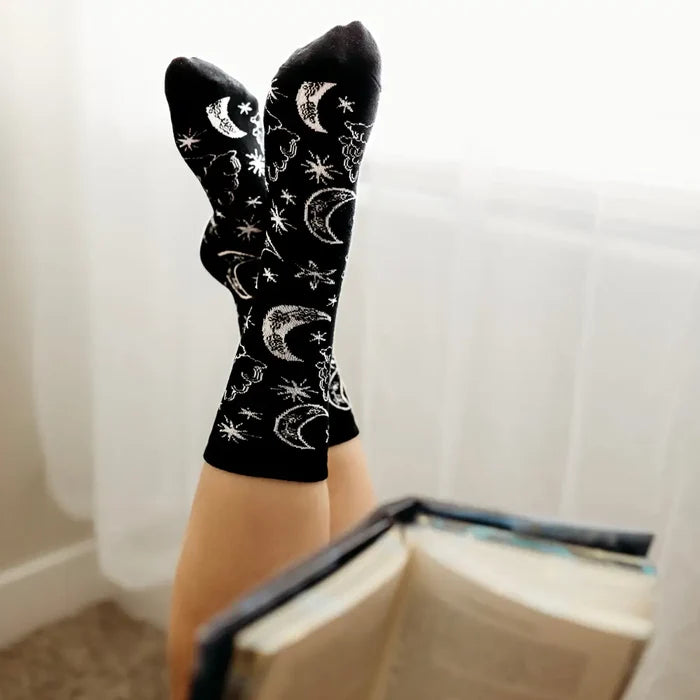Late Night Reads Cosmic Socks