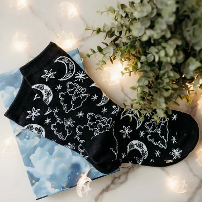 Late Night Reads Cosmic Socks