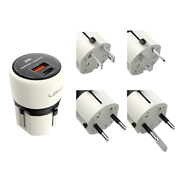 Ldnio All in One Adapter GaN, 30Watts, White