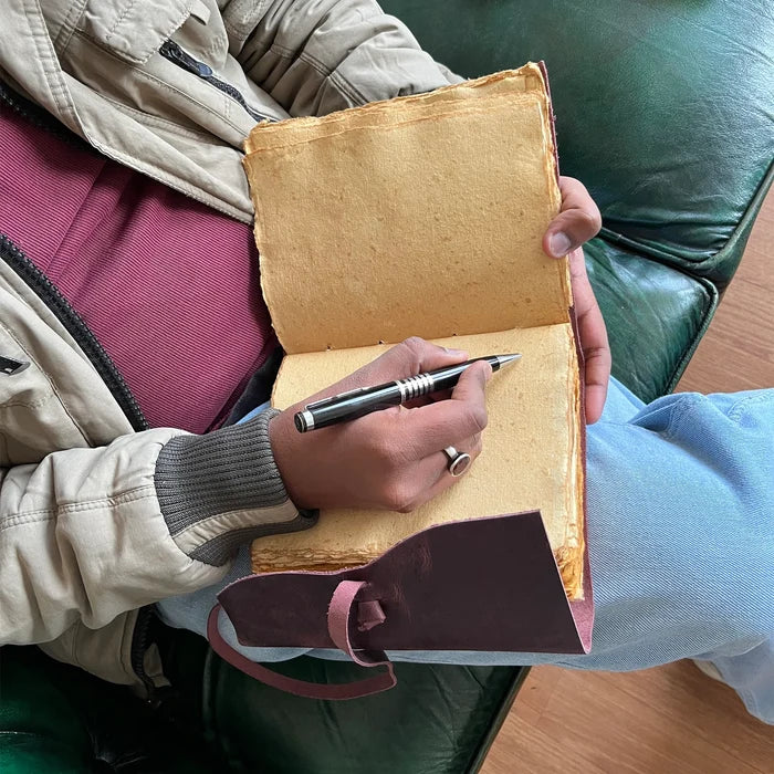 leather notebook journal