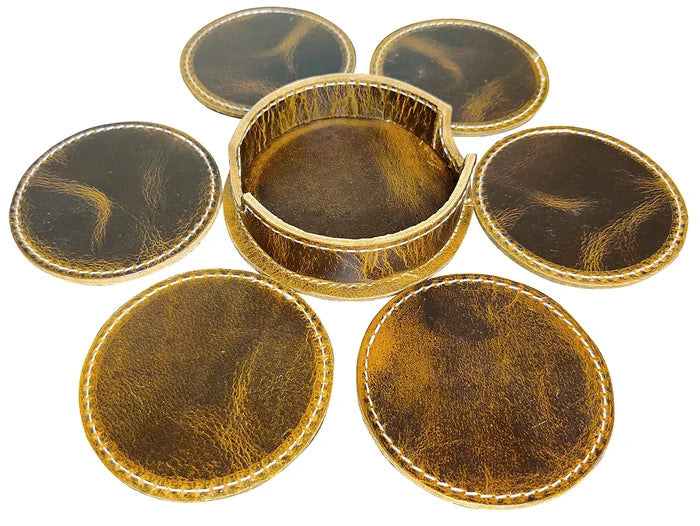 Leather Bar Coaster