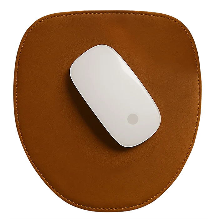 Leather Mouse Pad - Desk Pad for Computers, Laptop, Office & Home