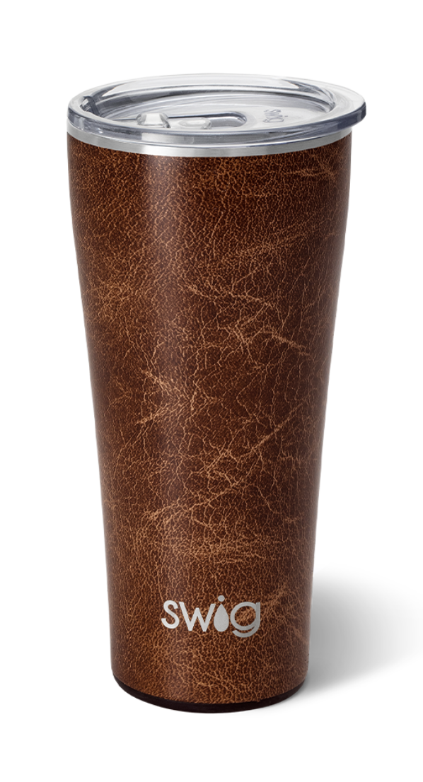 Leather Tumbler 32oz