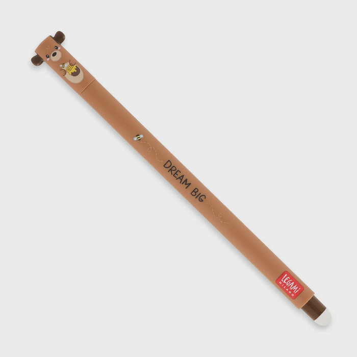 Legami - Erasable Teddy Pen (Red Ink)