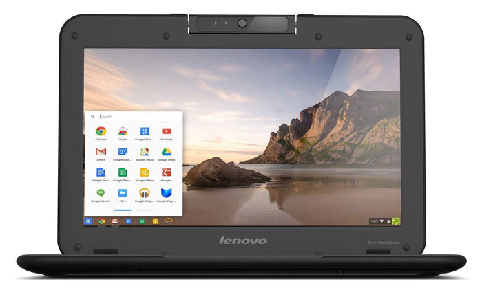 Lenovo N21 11.6" Chromebook - Intel N2840 2.16GHz 16GB SSD 2GB RAM 802.11ac WebCam ChromeOS - Coretek Computers