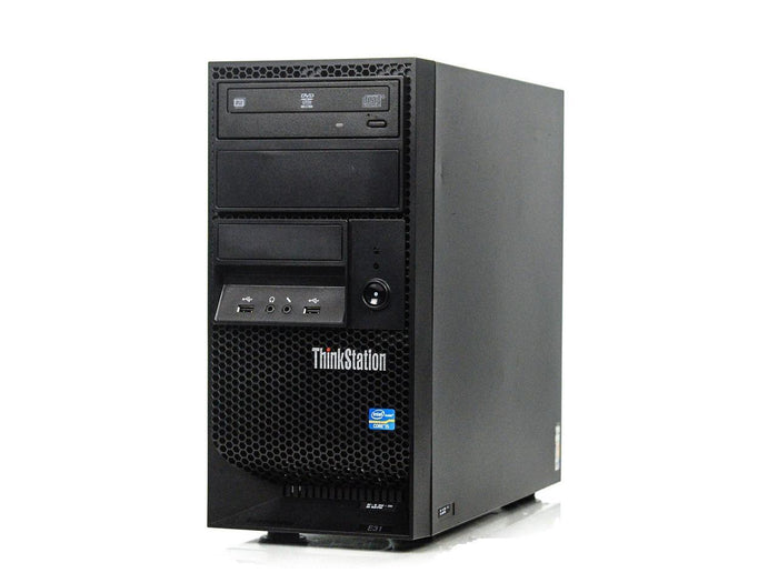 Lenovo ThinkStation E31 Workstation Core i7-3770 3.40GHz 16GB RAM 240GB SSD+500GB HDD NVIDIA Quadro K420 2GB Win 10 Pro - Coretek Computers