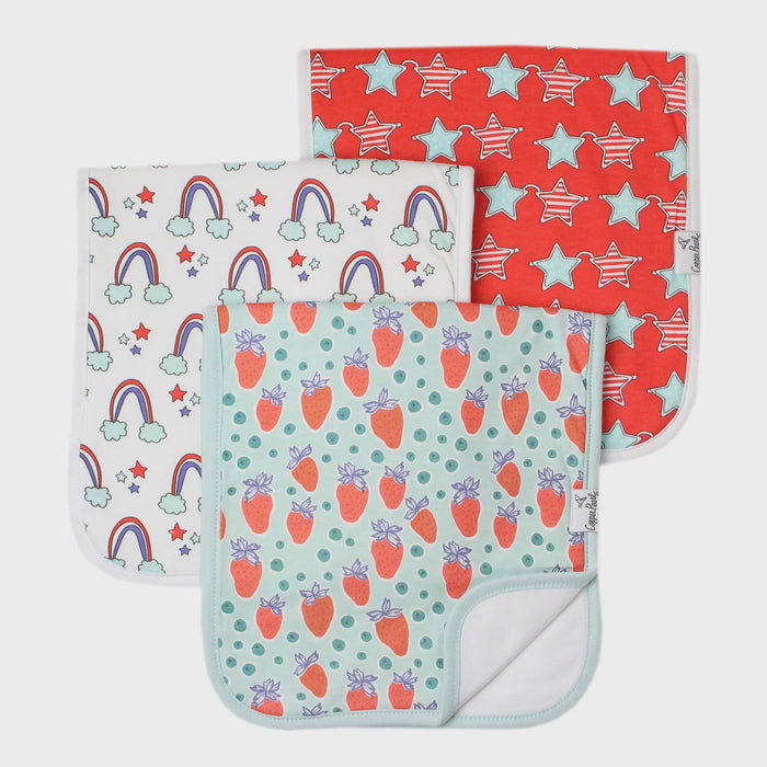Liberty Copper Pearl Burp Cloth