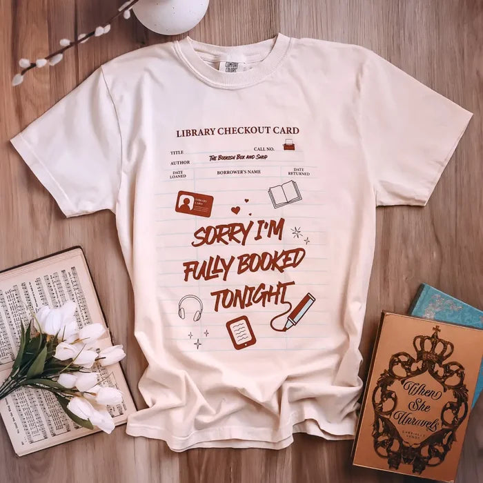 Library Card Heavy Weight Tee - Shirt