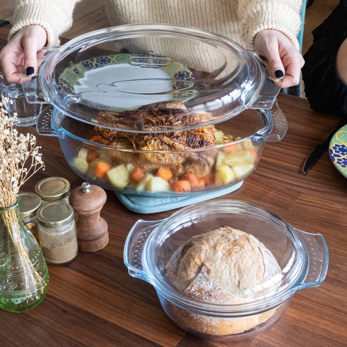 Lid spare part -  oval glass casserole