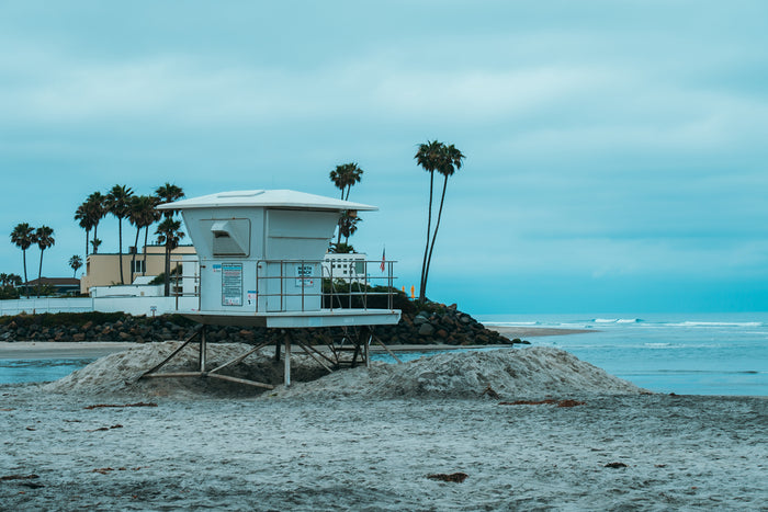 Lifeguard Tower in Salona Beach California