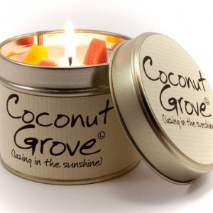 Lily Flame Coconut Grove Candle Tin