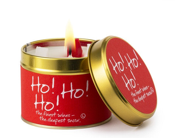 Lily Flame Ho Ho Ho Candle Tin