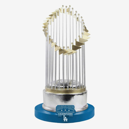 Los Angeles Dodgers 2025 Back To Back World Series Champions Replica Trophy MLB