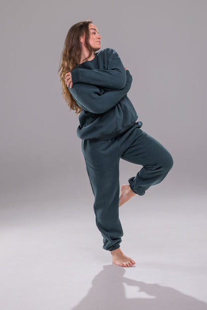 Lounge Edit Jogger - Grove Green