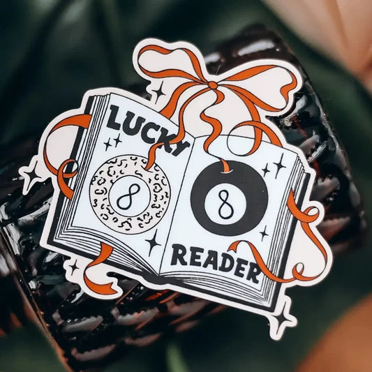Lucky Reader Sticker Stickers
