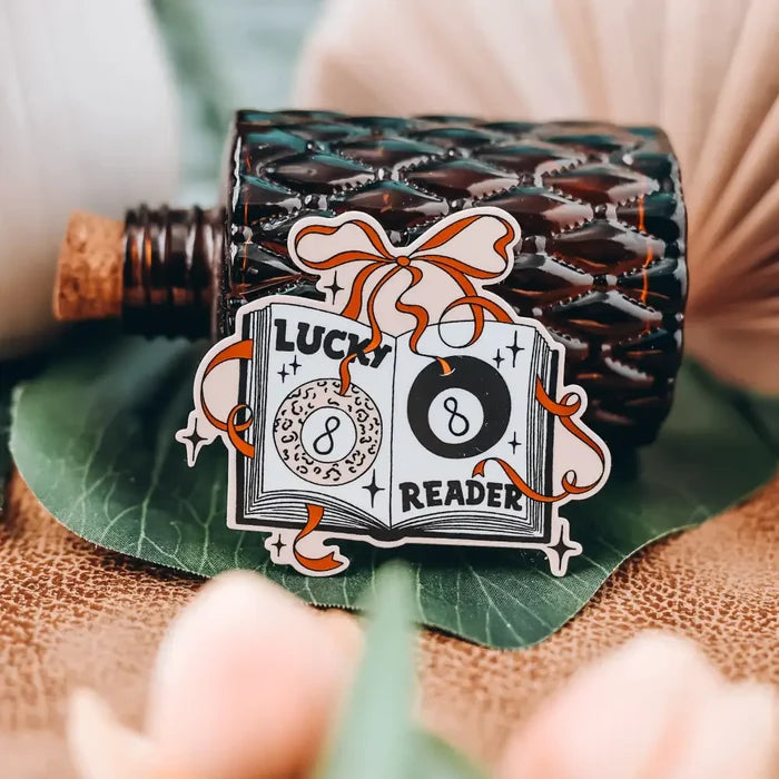 Lucky Reader Sticker Stickers