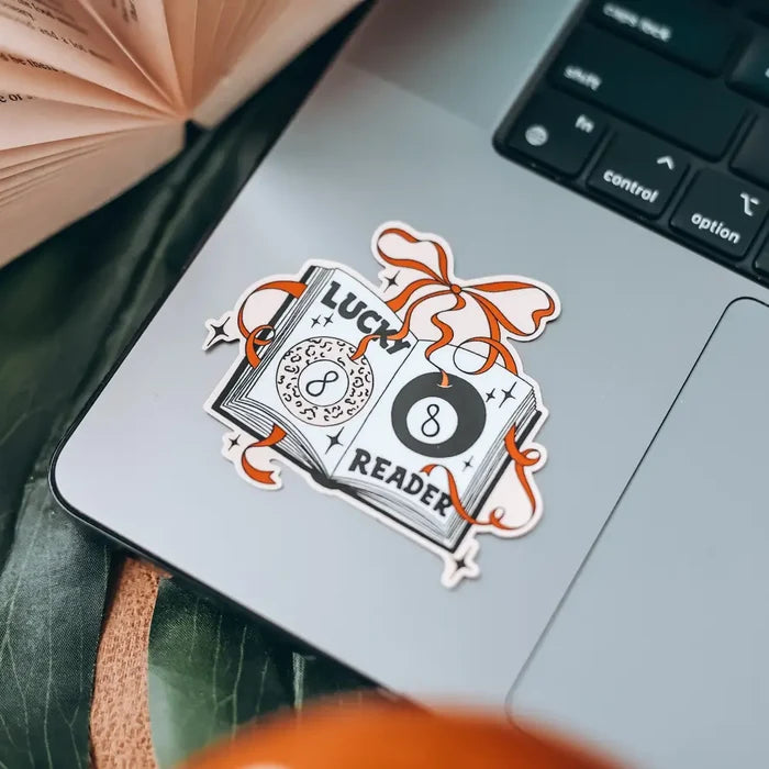 Lucky Reader Sticker Stickers