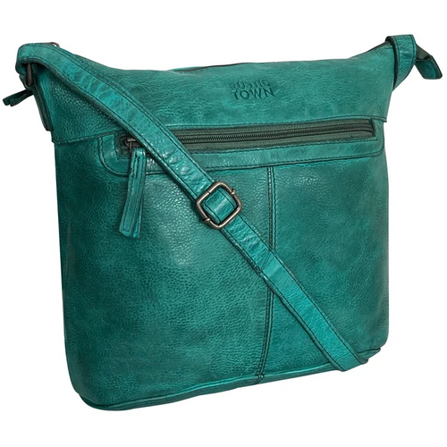 Luna Leather Sling Bag for Women, Green