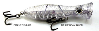 6.7in - 3.7oz / Christal Clear