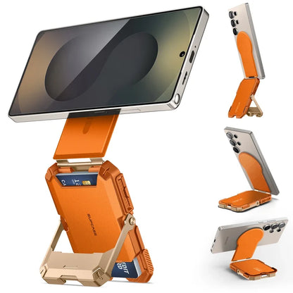 MagFlip Magnetic Wallet with iPhone/Samsung Compatible - Coral