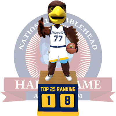 Marquette Golden Eagles Basketball Top 25 Ranking Tracker Bobblehead