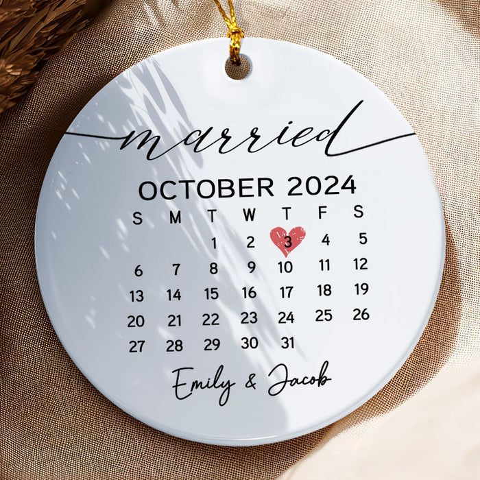 Married Ornament | Wedding Calendar Gift