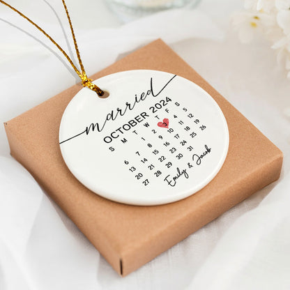 Married Ornament | Wedding Calendar Gift