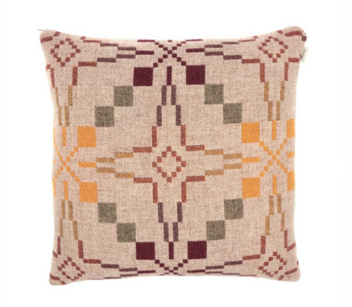 Melin Tregwynt Star Cushion - Clay