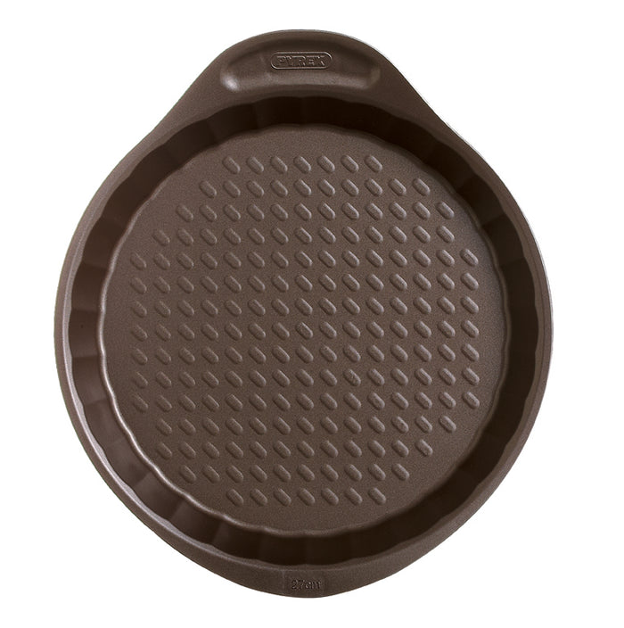 Metal tart tin with easy grip - asimetriA