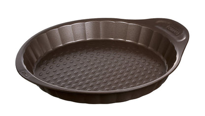 Metal tart tin with easy grip - asimetriA